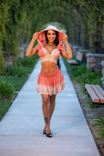 Load image into Gallery viewer, Peach Princess Mini Skirt Set
