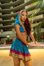 Load image into Gallery viewer, Ocean Jewel Mini Skirt Set