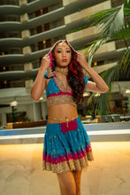 Load image into Gallery viewer, Ocean Jewel Mini Skirt Set