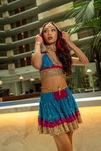 Load image into Gallery viewer, Ocean Jewel Mini Skirt Set