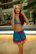 Load image into Gallery viewer, Ocean Jewel Mini Skirt Set