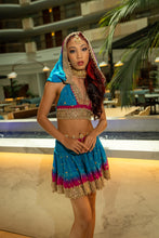 Load image into Gallery viewer, Ocean Jewel Mini Skirt Set