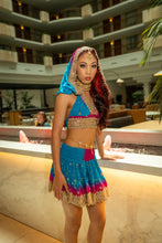 Load image into Gallery viewer, Ocean Jewel Mini Skirt Set