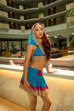 Load image into Gallery viewer, Ocean Jewel Mini Skirt Set