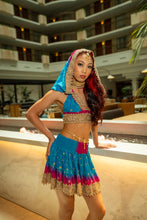 Load image into Gallery viewer, Ocean Jewel Mini Skirt Set