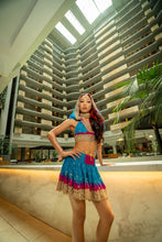 Load image into Gallery viewer, Ocean Jewel Mini Skirt Set