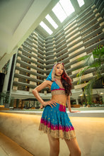 Load image into Gallery viewer, Ocean Jewel Mini Skirt Set