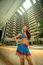 Load image into Gallery viewer, Ocean Jewel Mini Skirt Set