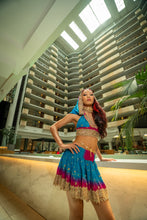 Load image into Gallery viewer, Ocean Jewel Mini Skirt Set