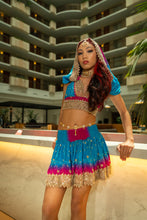 Load image into Gallery viewer, Ocean Jewel Mini Skirt Set