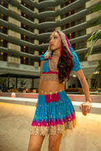 Load image into Gallery viewer, Ocean Jewel Mini Skirt Set