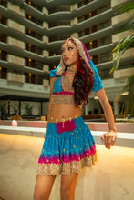 Load image into Gallery viewer, Ocean Jewel Mini Skirt Set