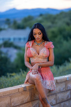 Load image into Gallery viewer, Peach Princess Mini Skirt Set