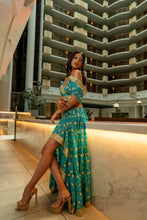 Load image into Gallery viewer, Turquoise Lotus Bollywood Set