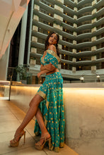 Load image into Gallery viewer, Turquoise Lotus Bollywood Set