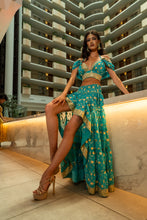 Load image into Gallery viewer, Turquoise Lotus Bollywood Set