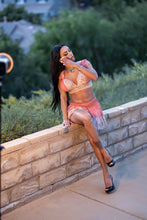 Load image into Gallery viewer, Peach Princess Mini Skirt Set