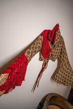 Load image into Gallery viewer, Earth Rose Hoodie Wrap Top