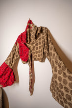 Load image into Gallery viewer, Earth Rose Hoodie Wrap Top