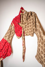 Load image into Gallery viewer, Earth Rose Hoodie Wrap Top