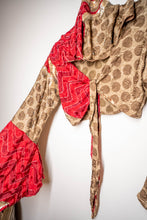 Load image into Gallery viewer, Earth Rose Hoodie Wrap Top