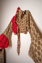 Load image into Gallery viewer, Earth Rose Hoodie Wrap Top