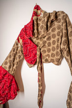 Load image into Gallery viewer, Earth Rose Hoodie Wrap Top