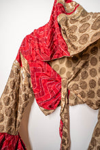 Load image into Gallery viewer, Earth Rose Hoodie Wrap Top