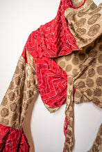 Load image into Gallery viewer, Earth Rose Hoodie Wrap Top