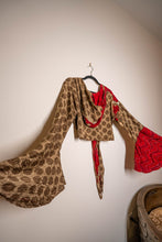 Load image into Gallery viewer, Earth Rose Hoodie Wrap Top