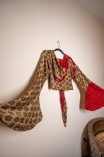 Load image into Gallery viewer, Earth Rose Hoodie Wrap Top