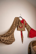 Load image into Gallery viewer, Earth Rose Hoodie Wrap Top