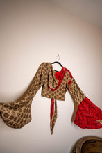 Load image into Gallery viewer, Earth Rose Hoodie Wrap Top