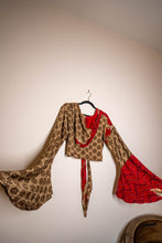 Load image into Gallery viewer, Earth Rose Hoodie Wrap Top