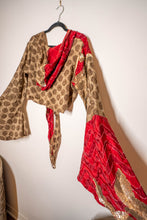 Load image into Gallery viewer, Earth Rose Hoodie Wrap Top