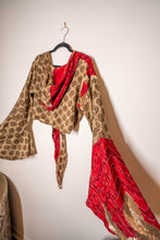 Load image into Gallery viewer, Earth Rose Hoodie Wrap Top