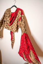 Load image into Gallery viewer, Earth Rose Hoodie Wrap Top