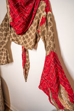 Load image into Gallery viewer, Earth Rose Hoodie Wrap Top