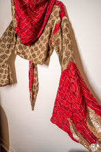 Load image into Gallery viewer, Earth Rose Hoodie Wrap Top