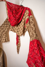 Load image into Gallery viewer, Earth Rose Hoodie Wrap Top