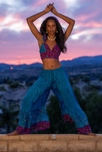 Load image into Gallery viewer, Purple Cosmos Sharara Pants Set