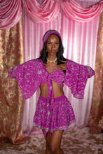 Load image into Gallery viewer, Violet Diamonds Mini Skirt Set