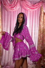 Load image into Gallery viewer, Violet Diamonds Mini Skirt Set