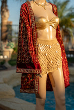 Load image into Gallery viewer, Ruby Excellence Velvet Kimono