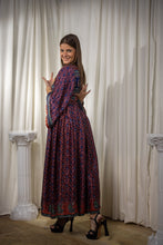 Load image into Gallery viewer, Bohemian Peacock Anarkali Dress