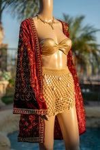 Load image into Gallery viewer, Ruby Excellence Velvet Kimono