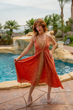 Load image into Gallery viewer, Golden Peach Magic Dress