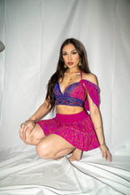 Load image into Gallery viewer, Love portal micro Mini Skirt set