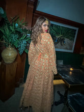 Load image into Gallery viewer, Golden Sunset Anarkali Dress
