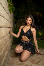 Load image into Gallery viewer, Midnight Mami Ruffle Skirt Set